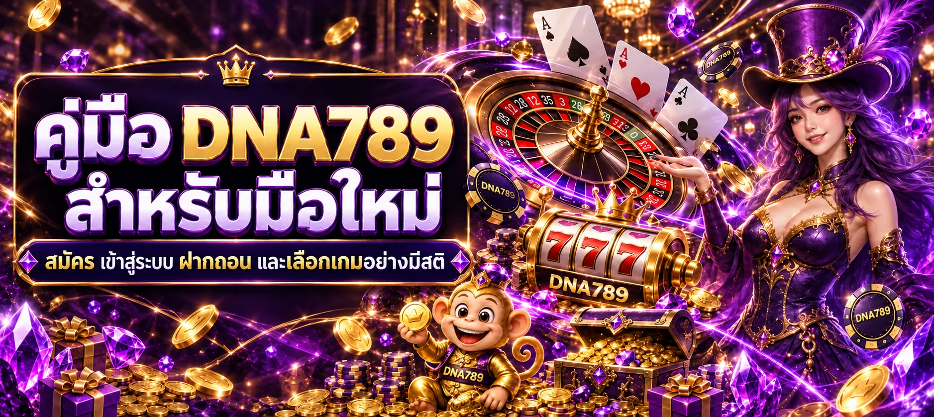 คู่มือ DNA789 สำหรับมือใหม่ ตั้งแต่สมัครถึงเลือกเกมอย่างมีสติ